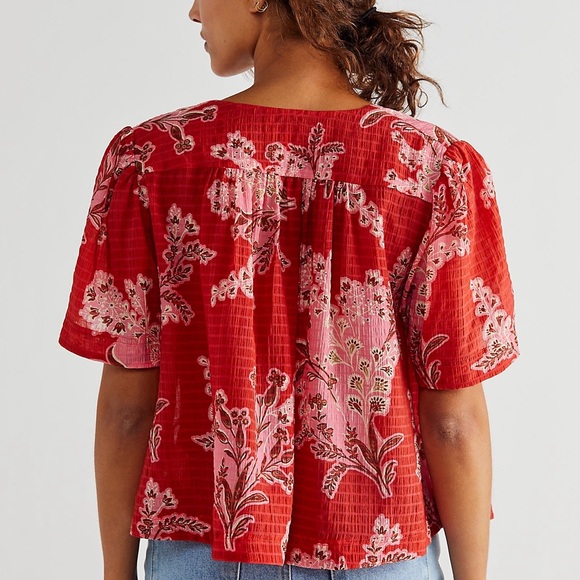 Free people jilly tie front top - Picture 2 of 4